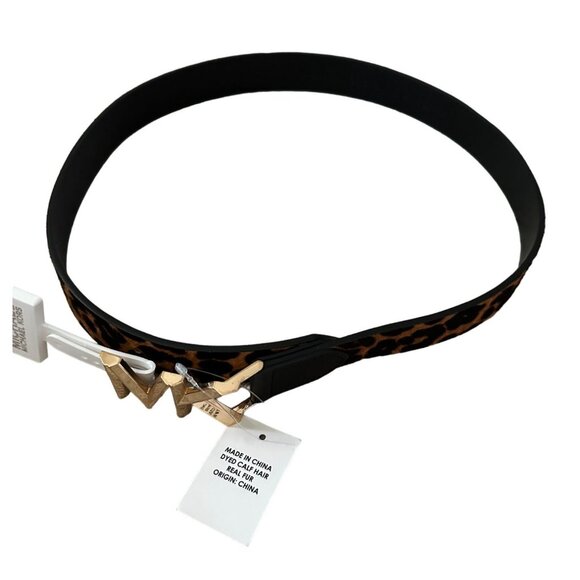 MICHAEL Michael Kors Womens Belt, Leopard Print, Small - Picture 3 of 4